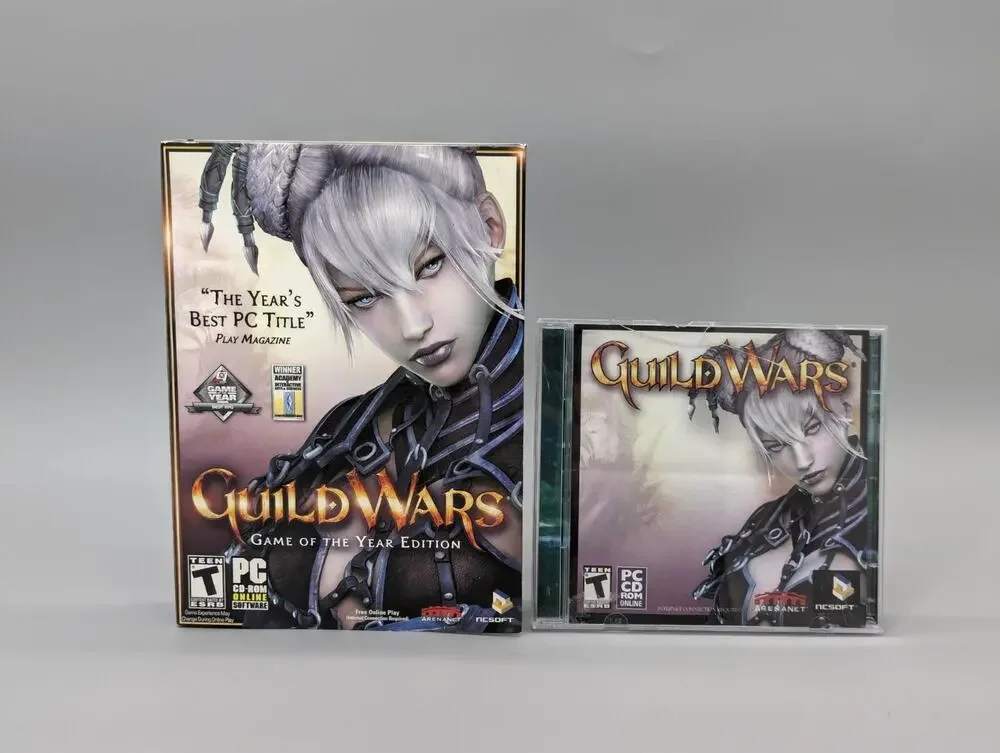 Guild Wars PC CD ROM Big Box Game & Installation Discs - No Manuals